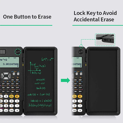 Scientific Calculator With Writing Tablet