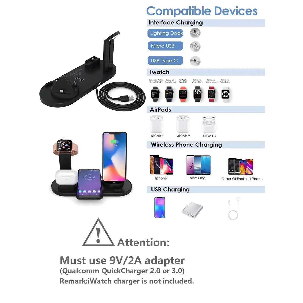 Apple Desk Fast Charging Dock Station